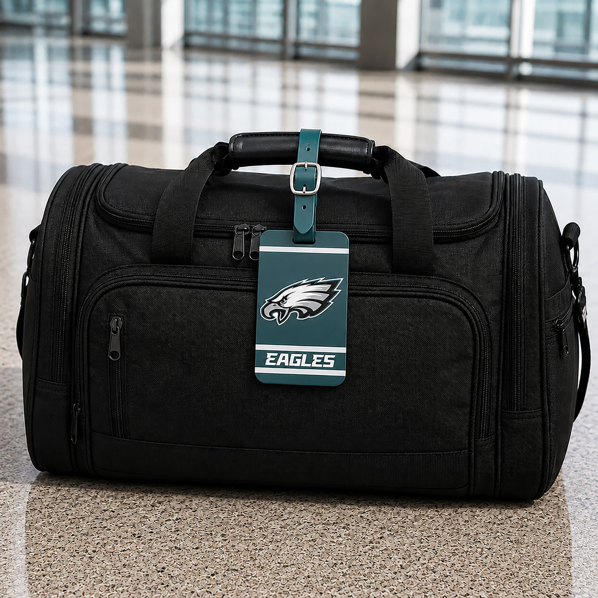 Philadelphia Eagles plastic golf bag tag by Team Golf, product photo 5