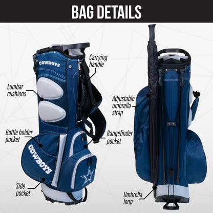 Dallas Cowboys Fairway Stand Bag - Image 2 - Club Rehab