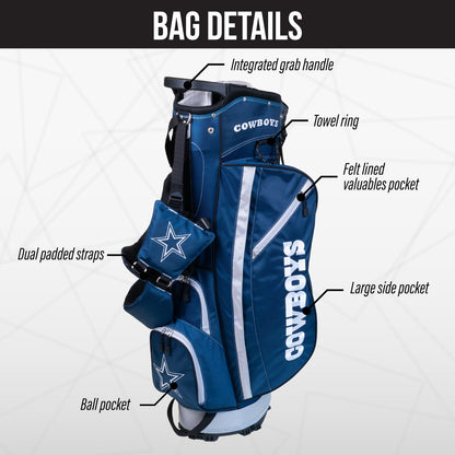 Dallas Cowboys Fairway Stand Bag - Image 3 - Club Rehab