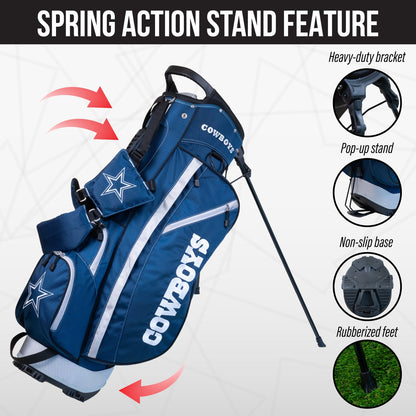 Dallas Cowboys Fairway Stand Bag - Image 5 - Club Rehab