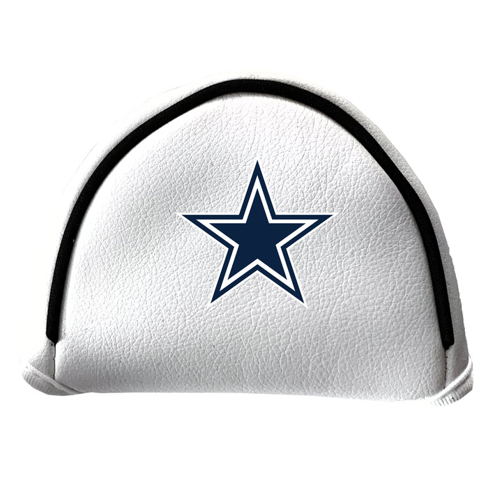 Dallas Cowboys Vintage White Printed Mallet Putter Headcover
