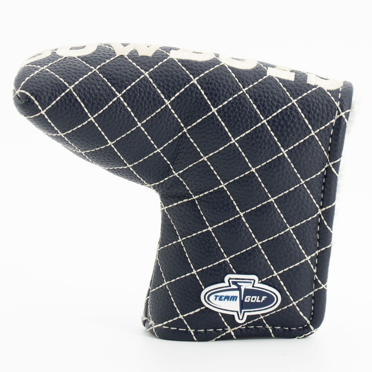 Dallas Cowboys Solid Blade Putter quilted headcover, back view