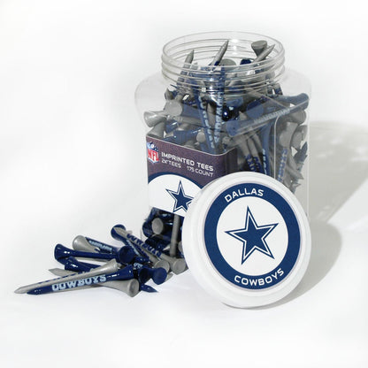 Dallas Cowboys 175-count golf tee jar with team-imprinted tees