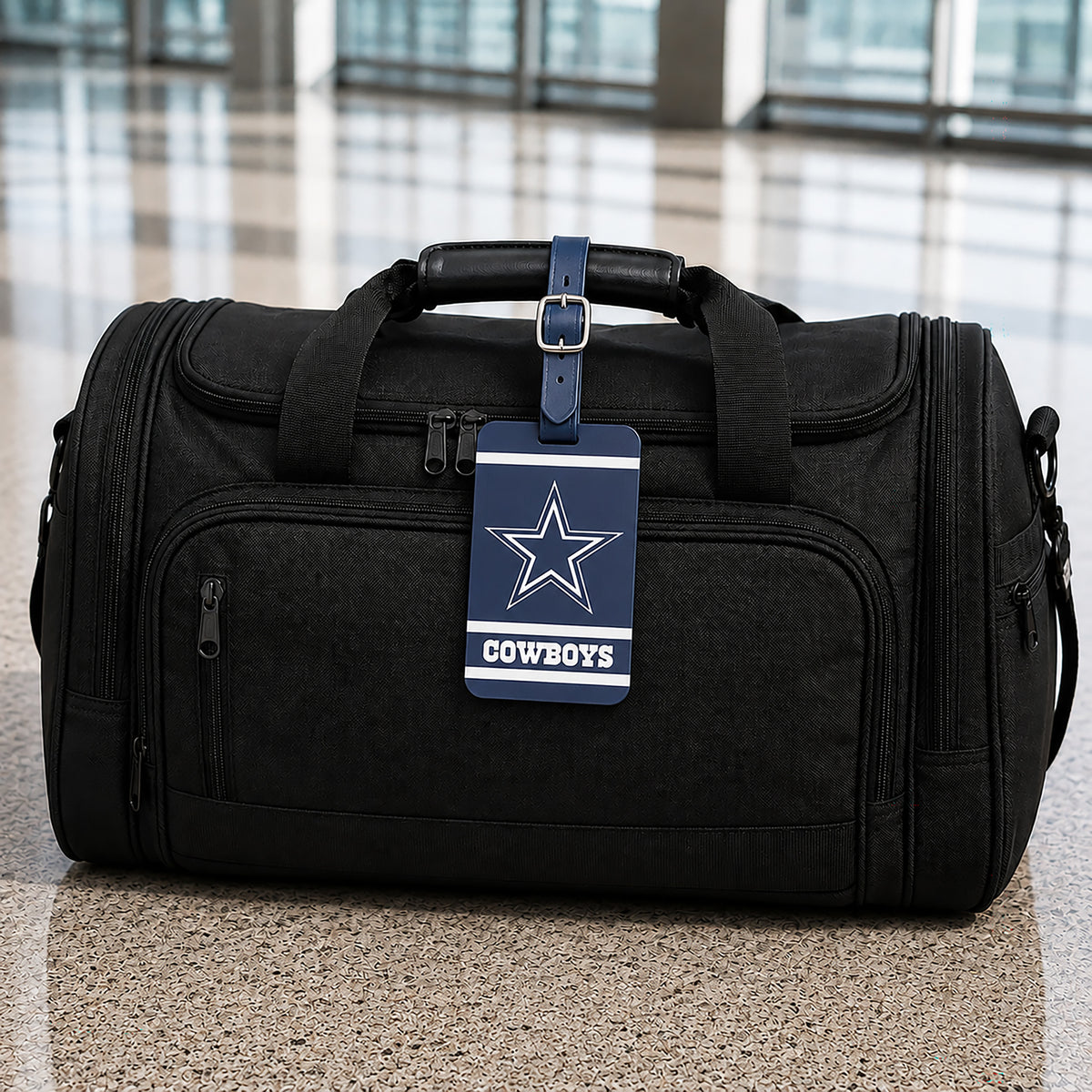 Dallas Cowboys plastic golf bag tag by Team Golf, product photo 5