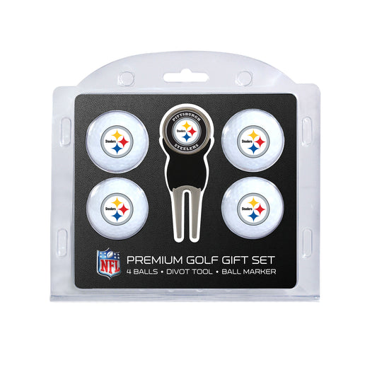 Pittsburgh Steelers 4-Ball Golf Gift Set
