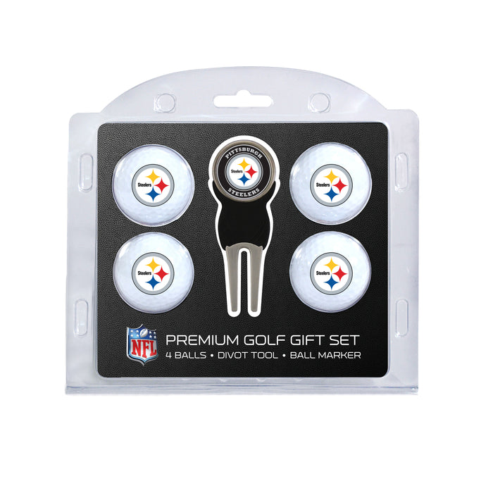 Pittsburgh Steelers 4-Ball Golf Gift Set