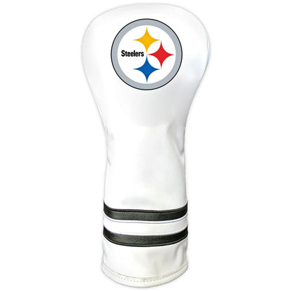 Pittsburgh Steelers Vintage White Printed Fairway Headcover - golf headcover product images