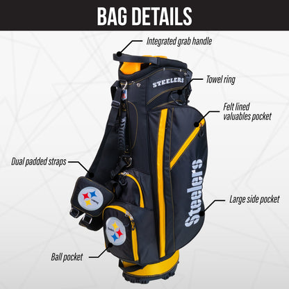 Pittsburgh Steelers Fairway Stand Bag - Image 3 - Club Rehab