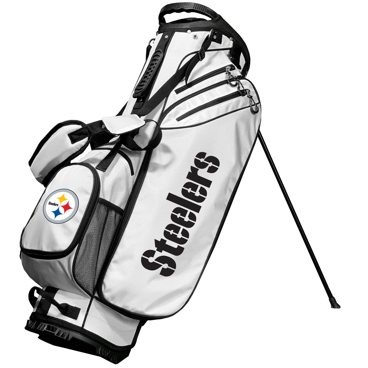 Pittsburgh Steelers Birdie stand golf bag, White color
