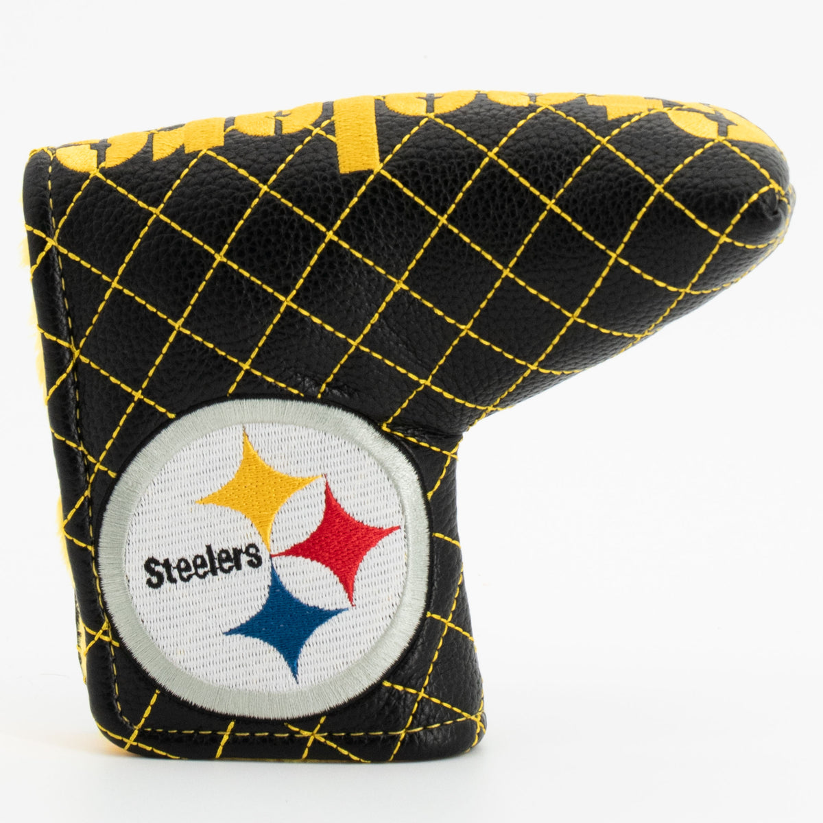 Pittsburgh Steelers Solid Quilted Blade Putter Headcover