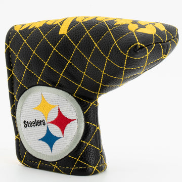Pittsburgh Steelers Solid Quilted Blade Putter Cover