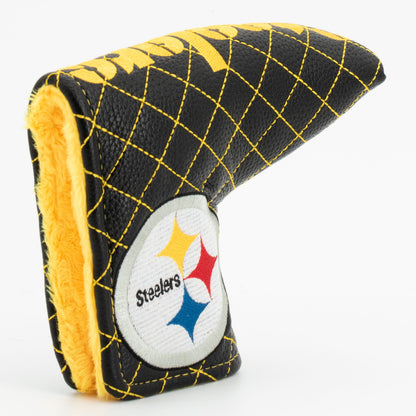 Pittsburgh Steelers Solid Quilted Blade Putter Headcover