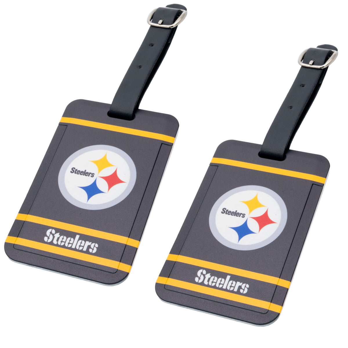 Pittsburgh Steelers plastic golf bag tag by Team Golf, product photo 4