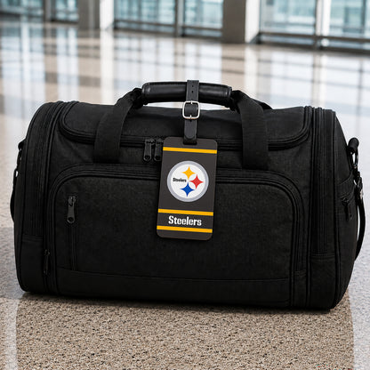 Pittsburgh Steelers plastic golf bag tag by Team Golf, product photo 5