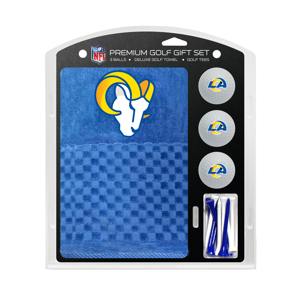 Los Angeles Rams Embroidered Towel Golf Gift Set