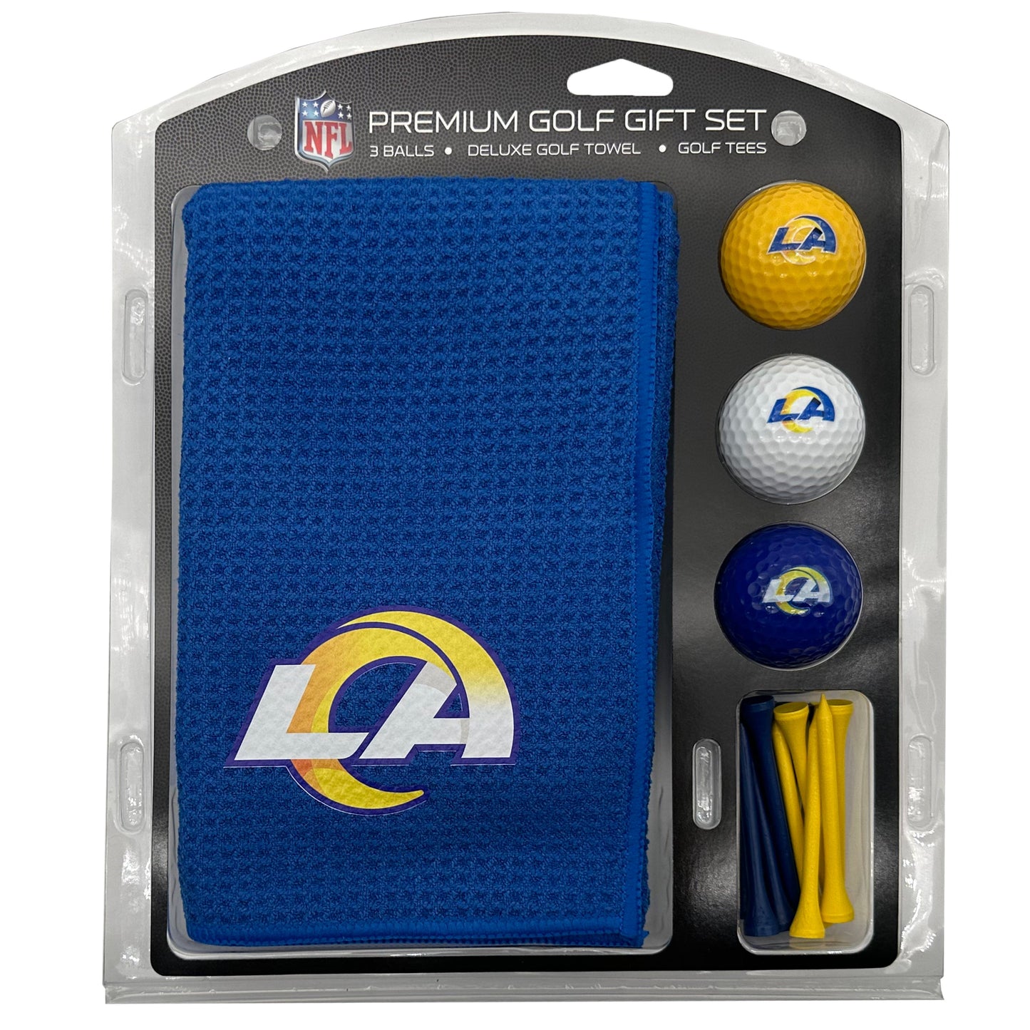 Los Angeles Rams Microfiber Towel Golf Gift Set - Club Rehab