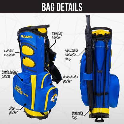 Los Angeles Rams Fairway Stand Bag Fairway Stand Bag - Image 2 - Club Rehab