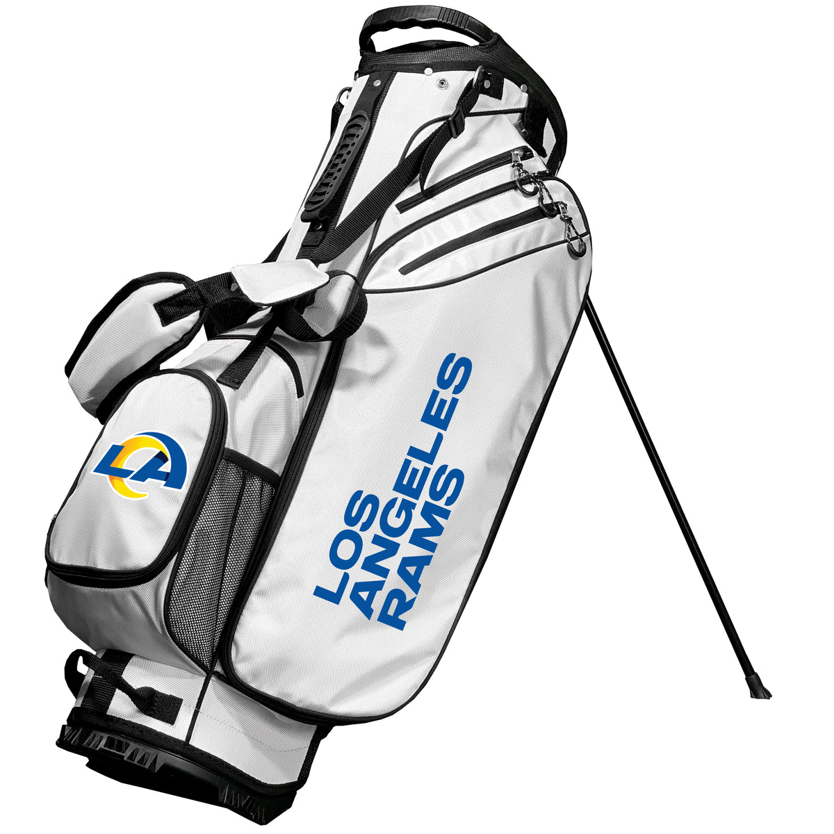 Los Angeles Rams Birdie stand golf bag, White color