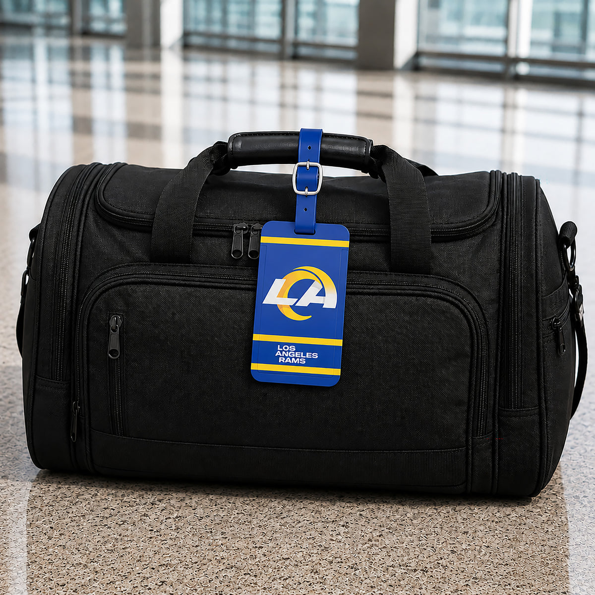 Los Angeles Rams plastic golf bag tag by Team Golf, product photo 5