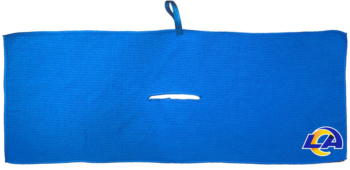 Los Angeles Rams 16 x 40 microfiber golf towel with team logo