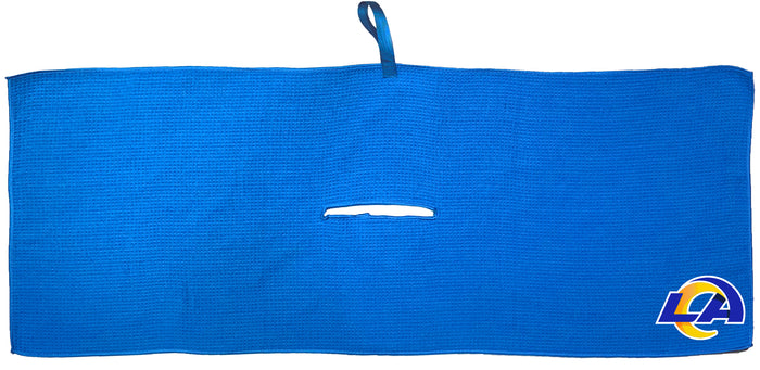 Los Angeles Rams 16 x 40 microfiber golf towel with team logo