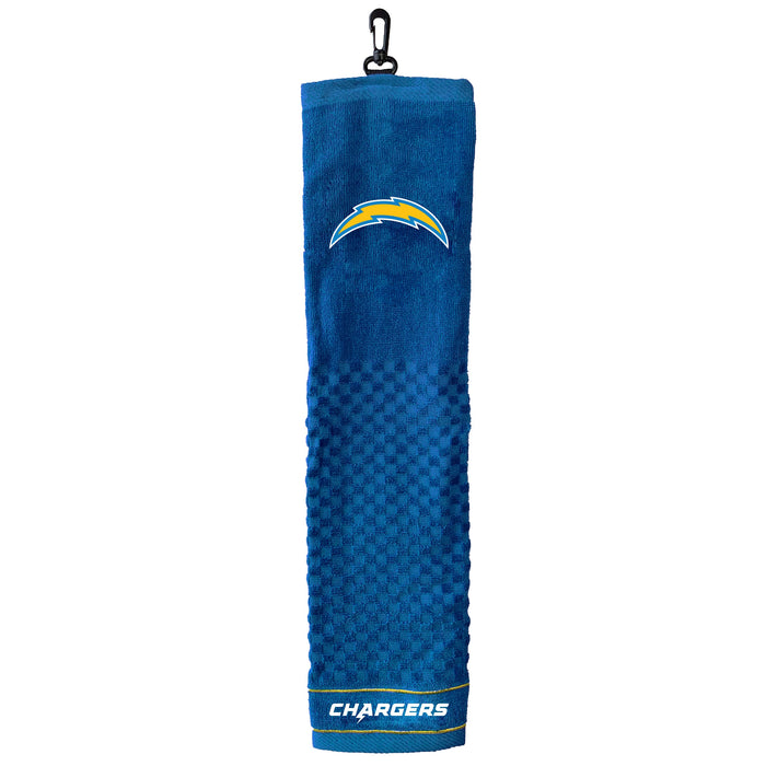 Los Angeles Chargers embroidered golf towel