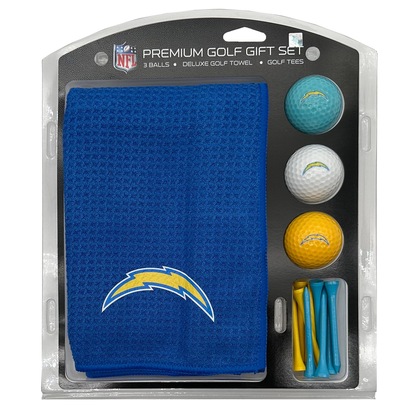 Los Angeles Chargers Microfiber Towel Golf Gift Set - Club Rehab