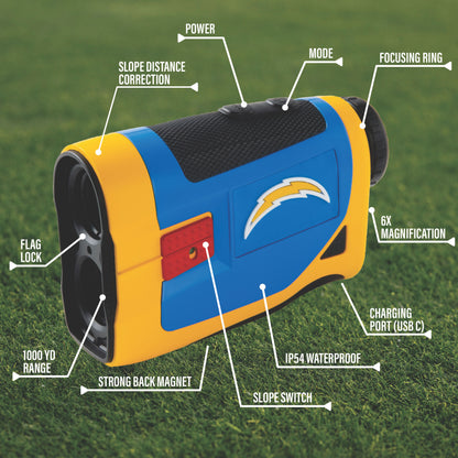 Los Angeles Chargers Foresight golf rangefinder by Team Golf, view 6