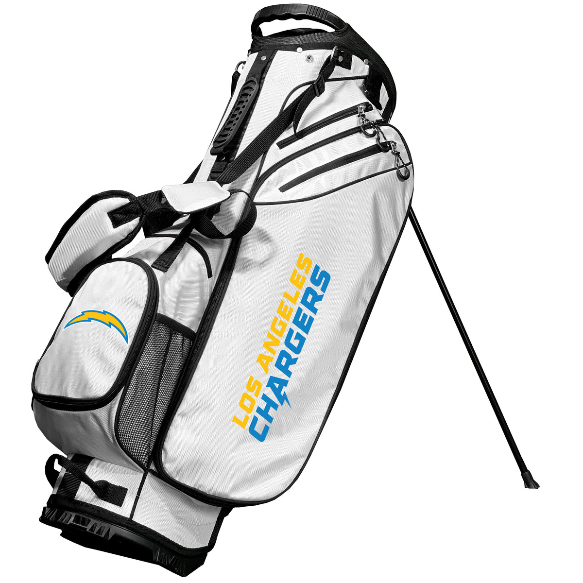 Los Angeles Chargers Birdie stand golf bag, White color