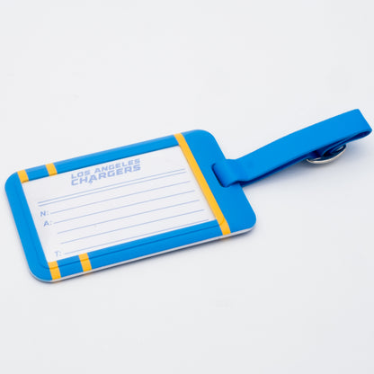 Los Angeles Chargers plastic golf bag tag by Team Golf, product photo 2
