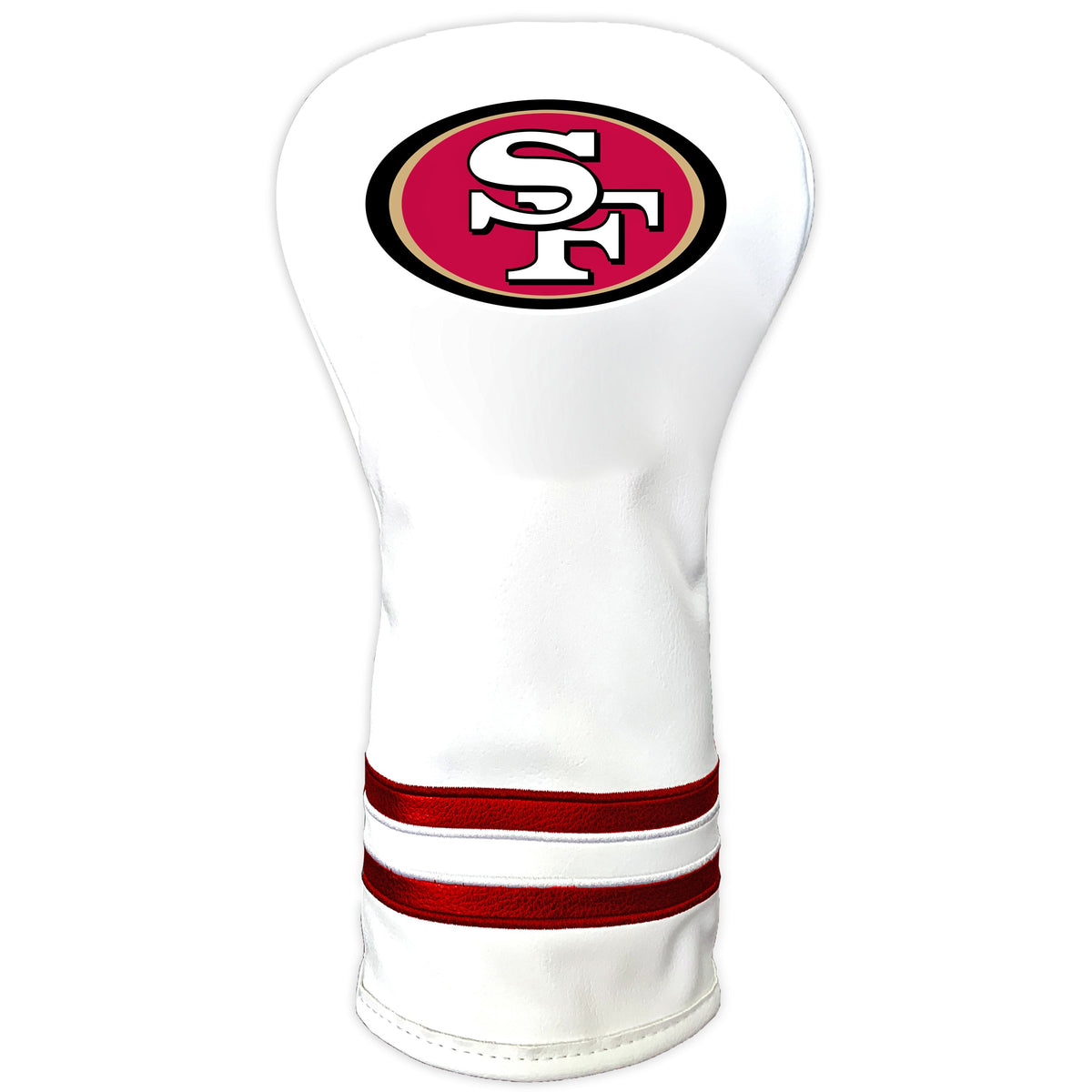 San Francisco 49ers vintage driver white printed golf headcover