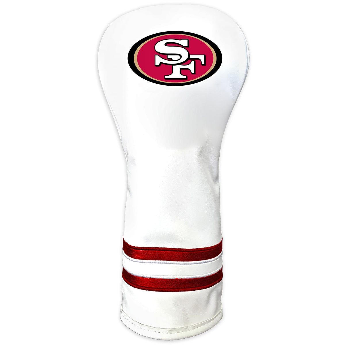 San Francisco 49ers Vintage White Printed Fairway Headcover - golf headcover product images