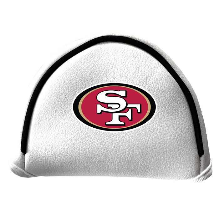 San Francisco 49ers Vintage White Printed Mallet Putter Headcover