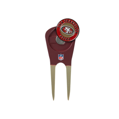 San Francisco 49ers Custom Shaped Divot Tool - Image 4 - Club Rehab
