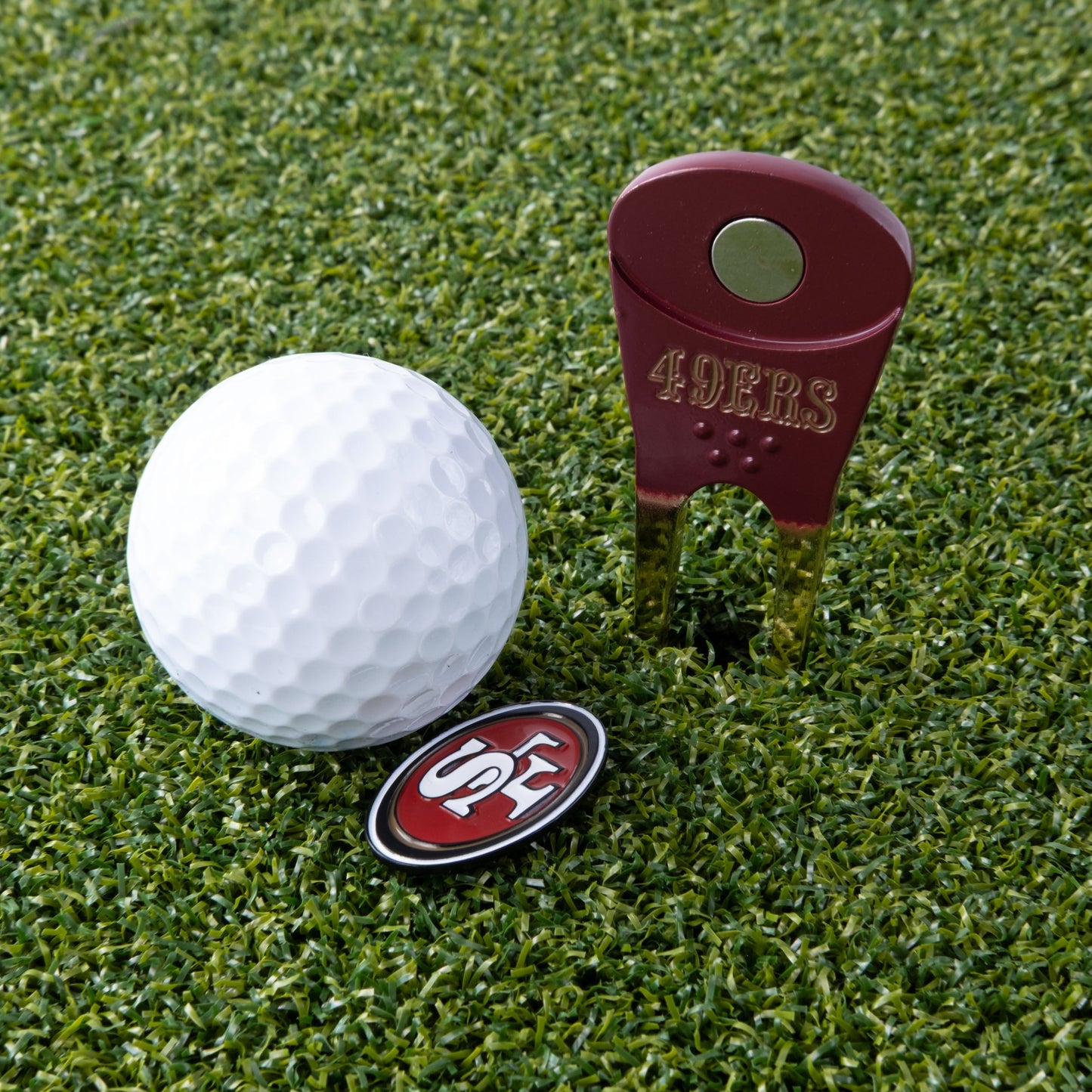 San Francisco 49ers Custom Shaped Divot Tool - Image 5 - Club Rehab