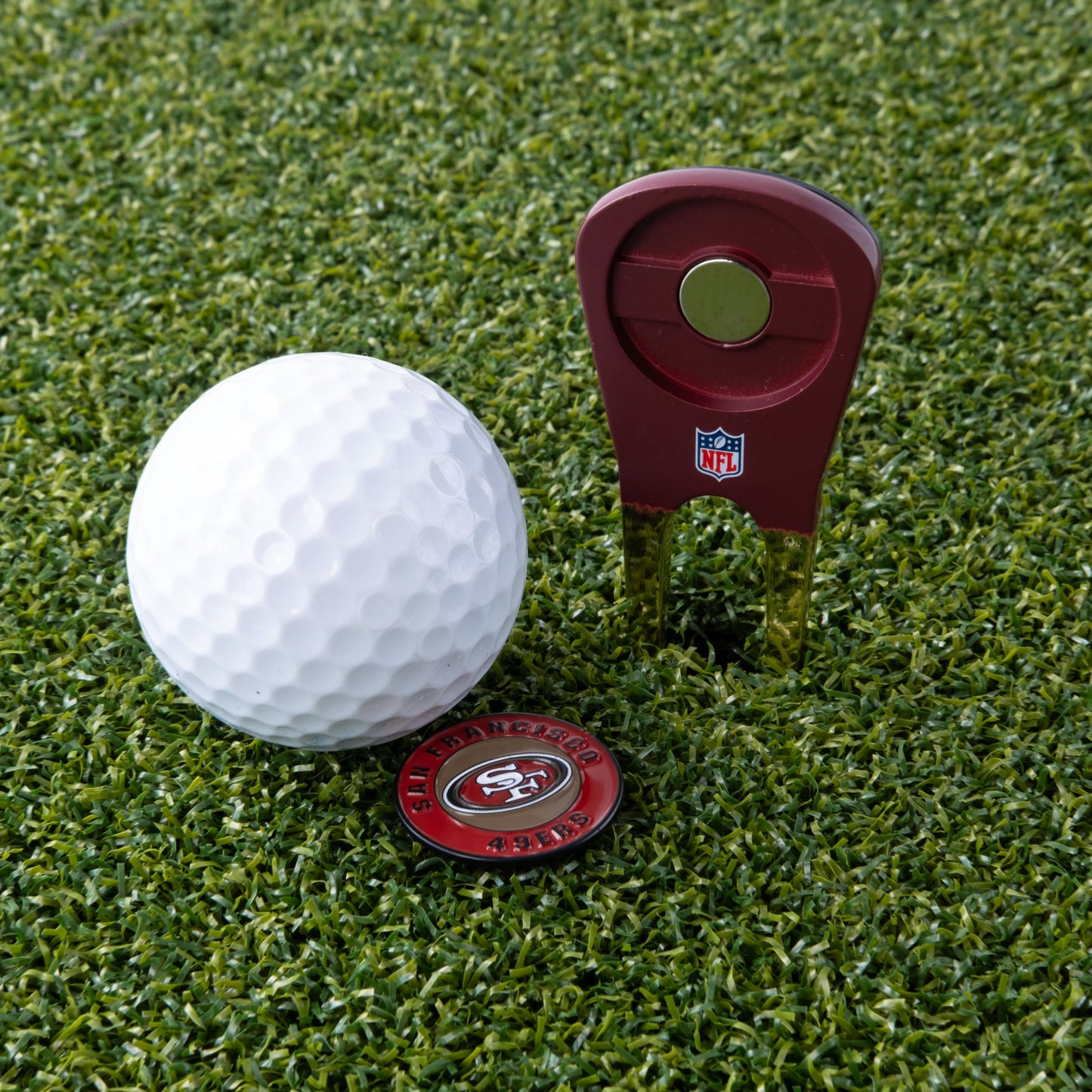 San Francisco 49ers Custom Shaped Divot Tool - Image 6 - Club Rehab