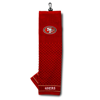 San Francisco 49ers embroidered golf towel