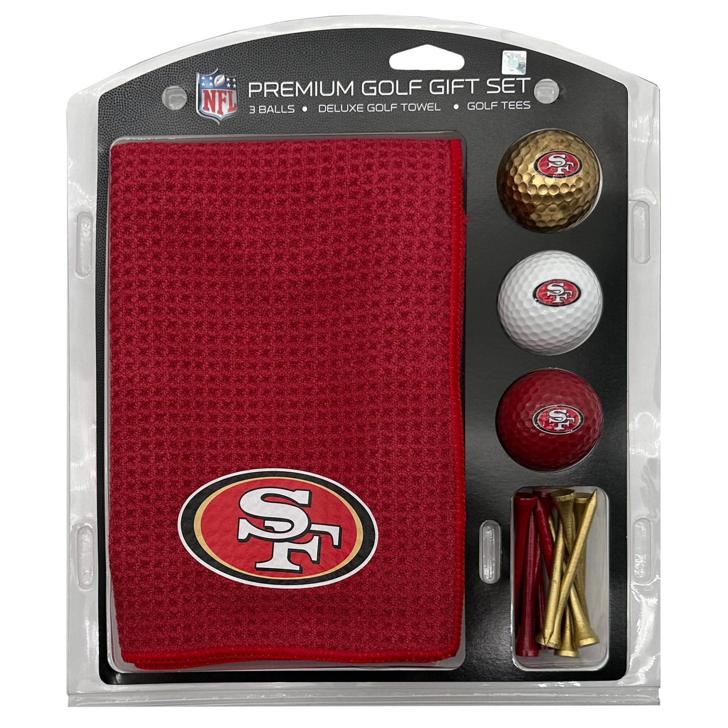 San Francisco 49ers Microfiber Towel Golf Gift Set - Club Rehab