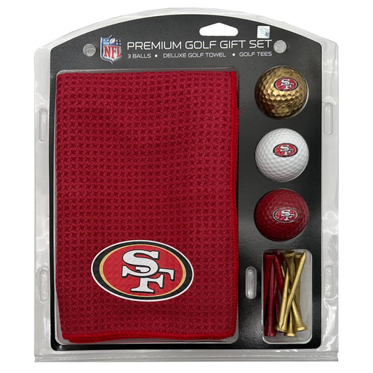San Francisco 49ers Microfiber Towel Golf Gift Set - Club Rehab