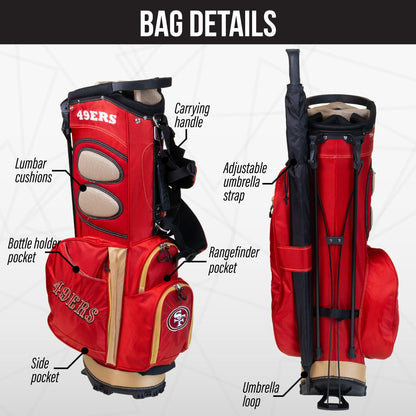 San Francisco 49ers Fairway Stand Bag - Image 2 - Club Rehab