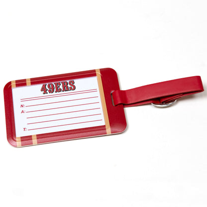 San Francisco 49ers plastic golf bag tag by Team Golf, product photo 2
