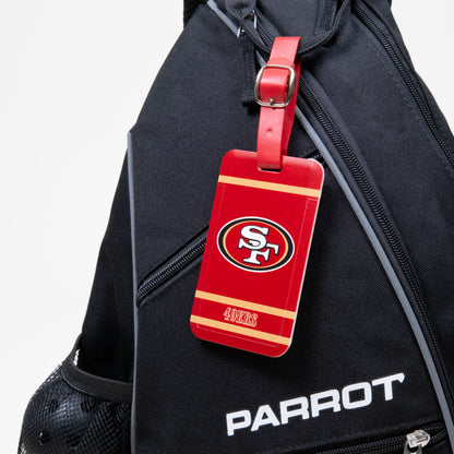 San Francisco 49ers plastic golf bag tag by Team Golf, product photo 3
