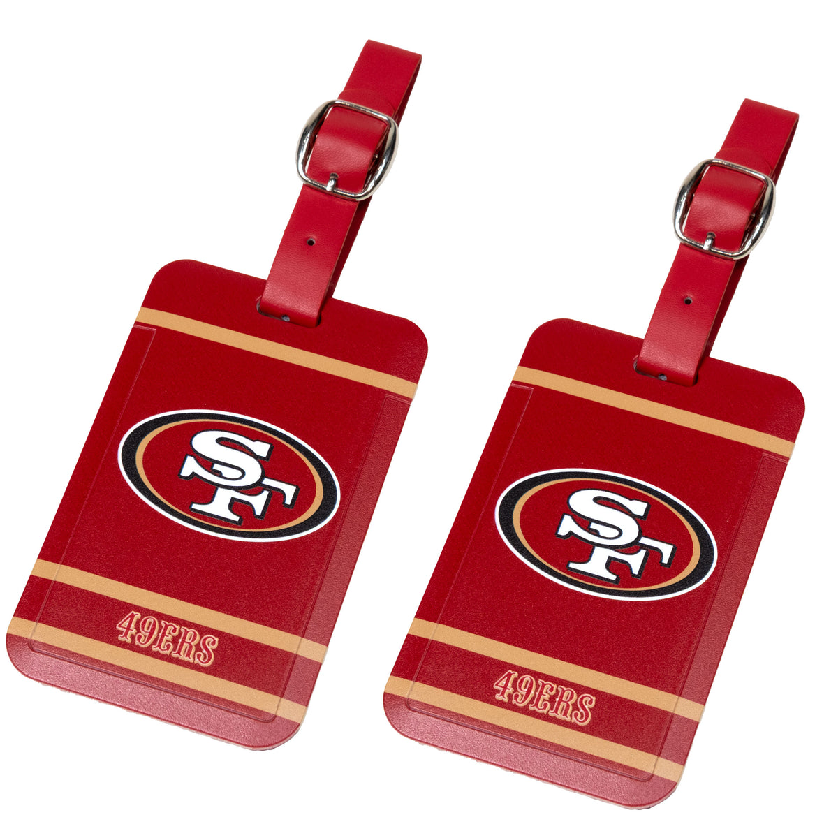 San Francisco 49ers plastic golf bag tag by Team Golf, product photo 4