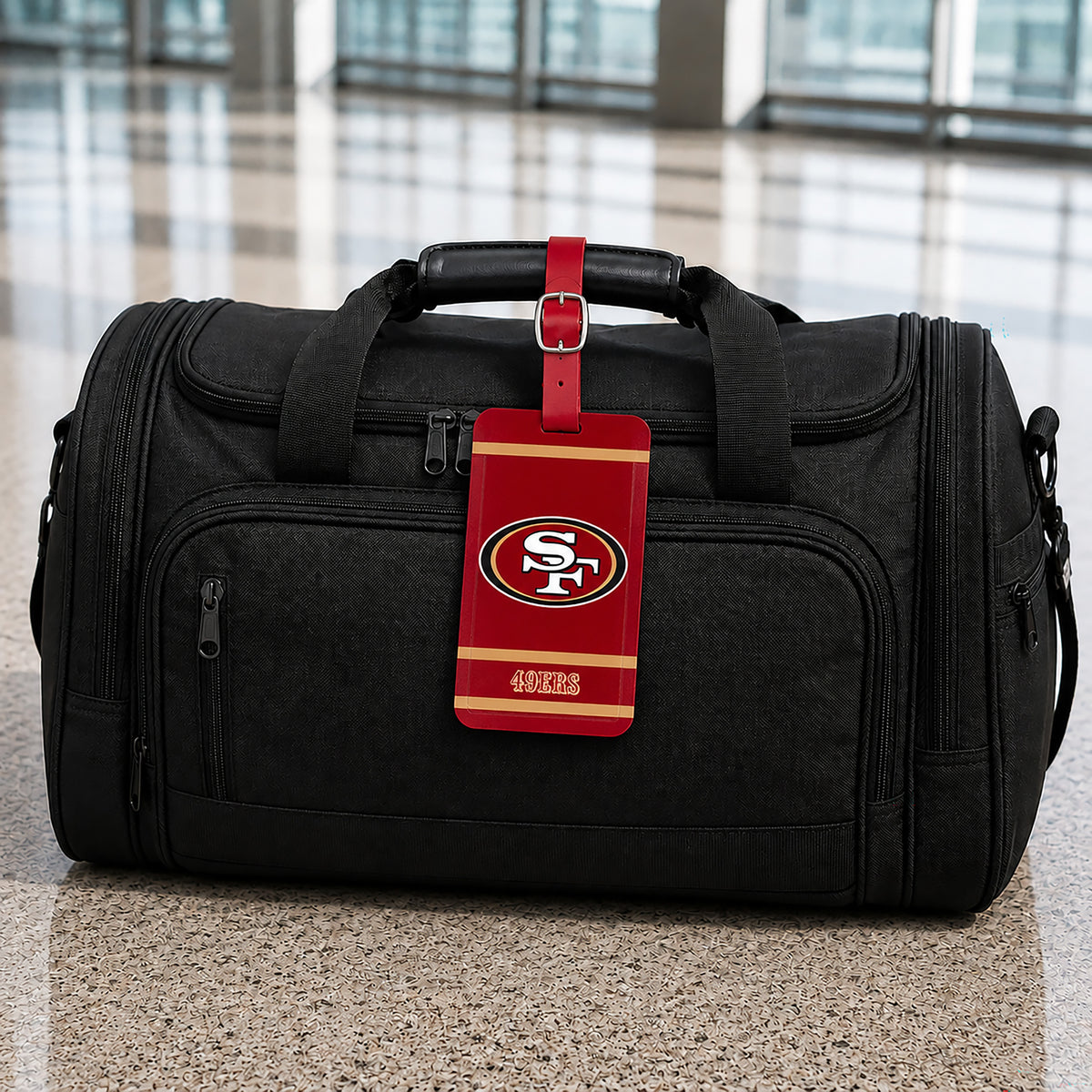 San Francisco 49ers plastic golf bag tag by Team Golf, product photo 5