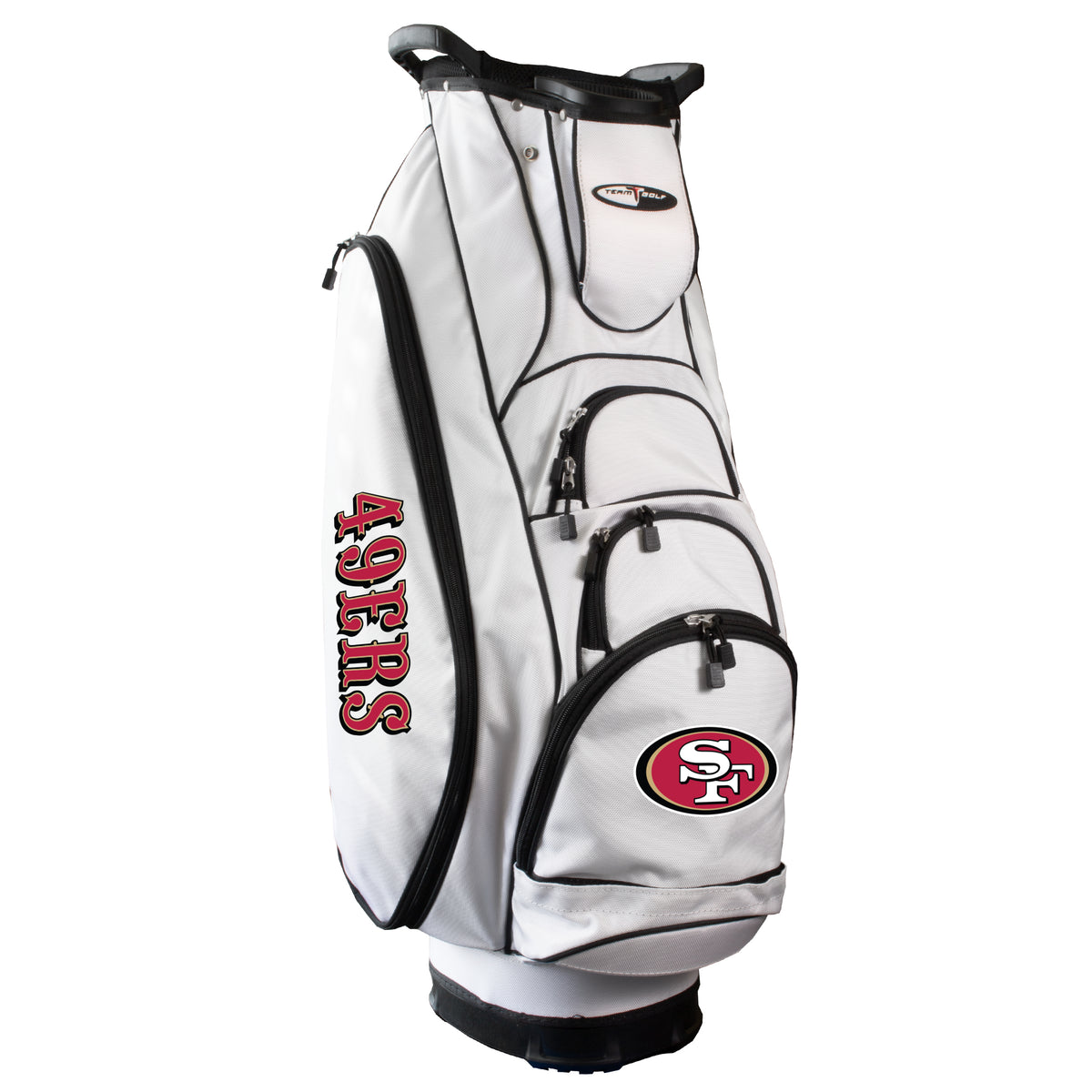 San Francisco 49ers Albatross golf cart bag in White