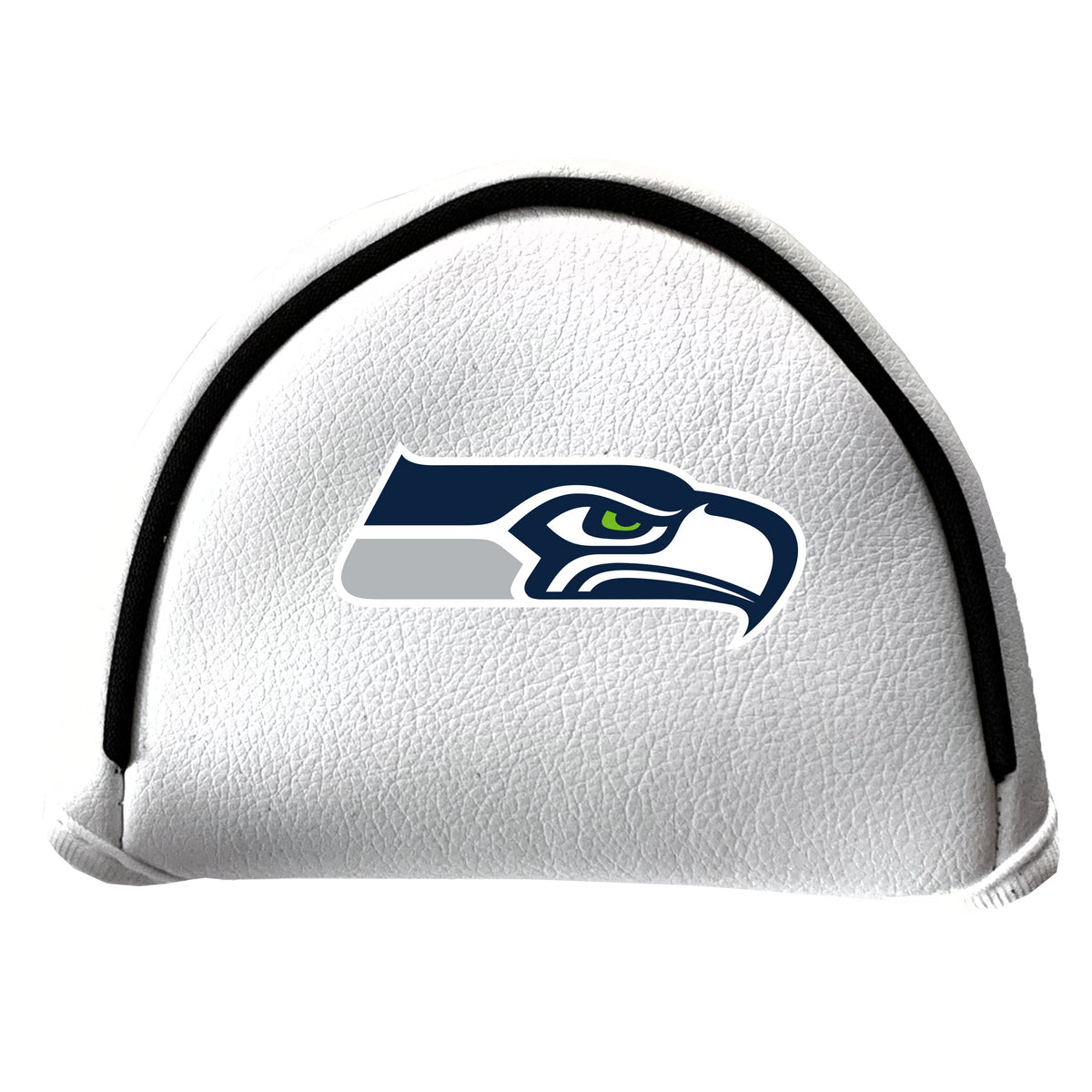 Seattle Seahawks Vintage White Printed Mallet Putter Headcover