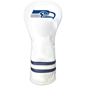 Seattle Seahawks Vintage White bedrucktes Fairway-Holz-Headcover