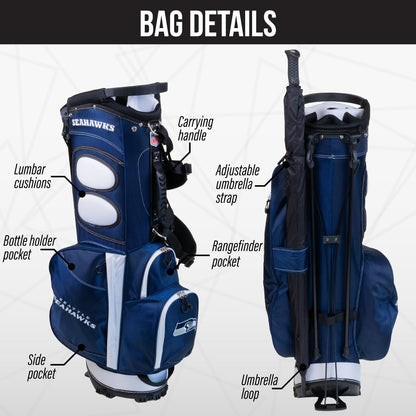 Seattle Seahawks Fairway Stand Bag - Image 2 - Club Rehab