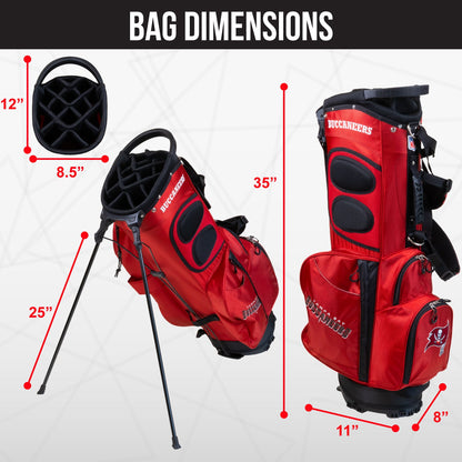 Tampa Bay Buccaneers Fairway Stand Bag - Image 4 - Club Rehab
