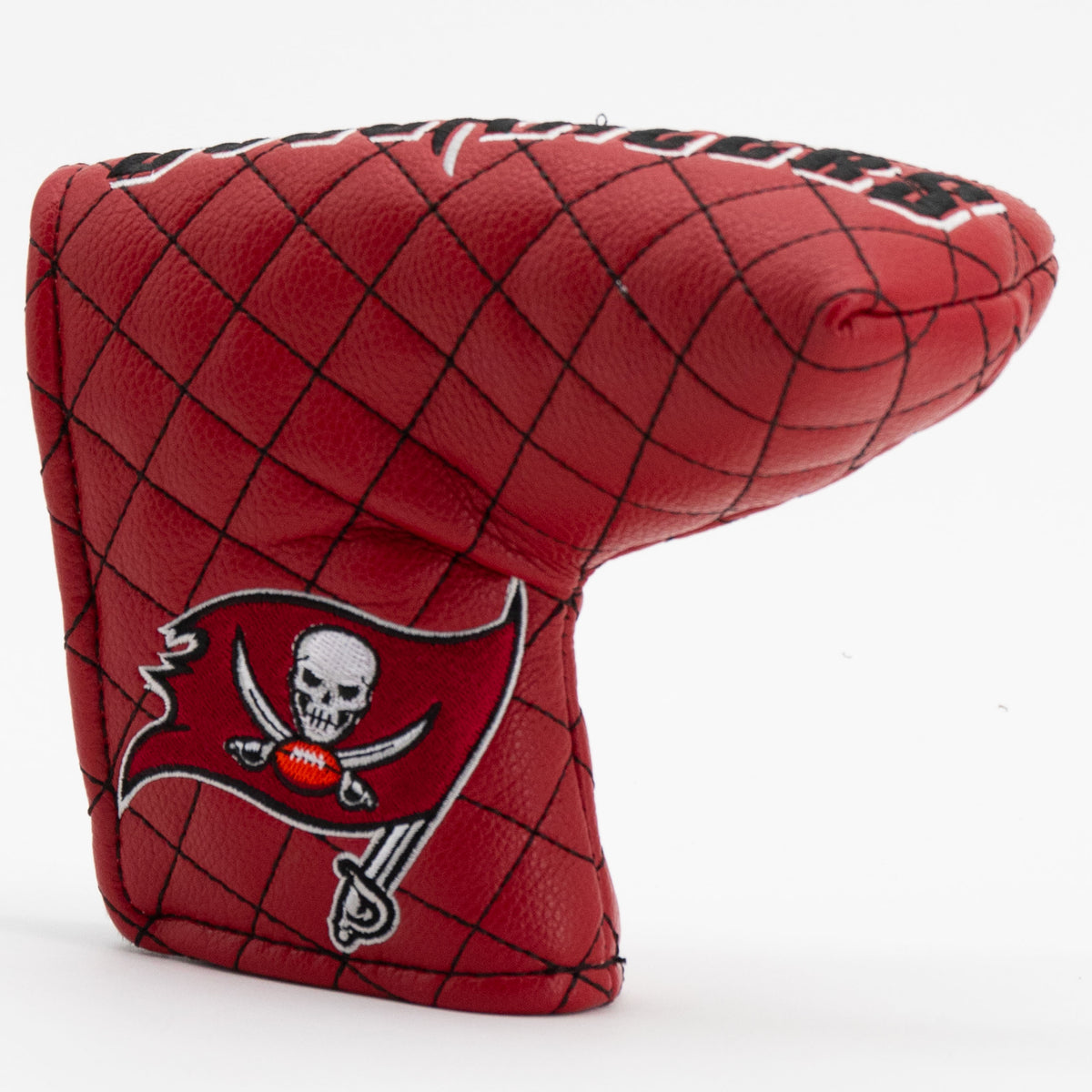 Tampa Bay Buccaneers Solid Quilted Blade Putter Headcover